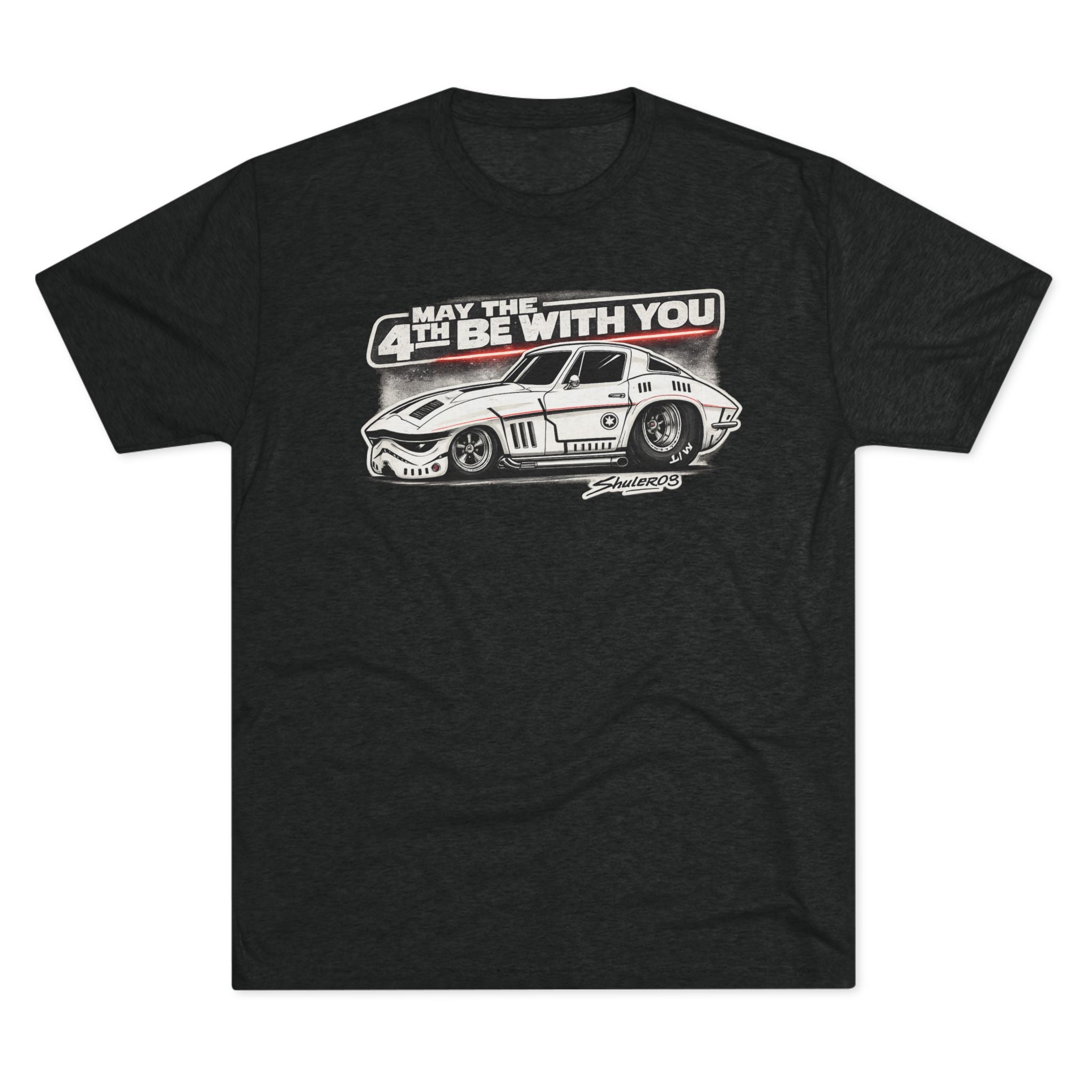 May the 4th Be With You Car Tee — Star Wars Tribute T-Shirt