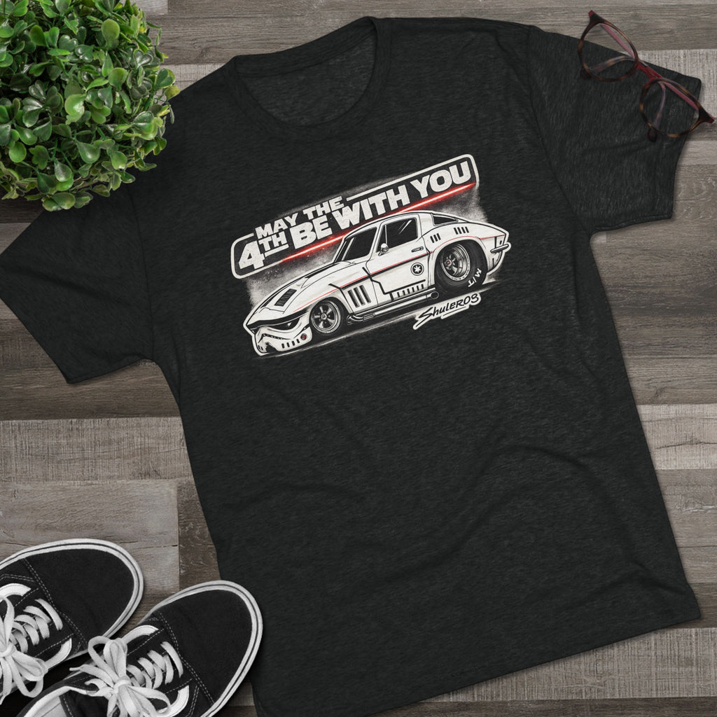 May the 4th Be With You Car Tee — Star Wars Tribute T-Shirt