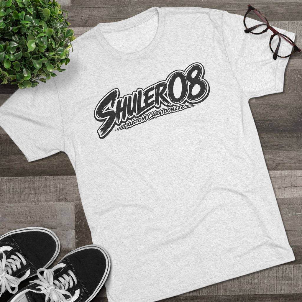 Classic Car Graphic Tee — “Shuler08 Kustom Cartoonzzz” Retro Muscle Car T-Shirt