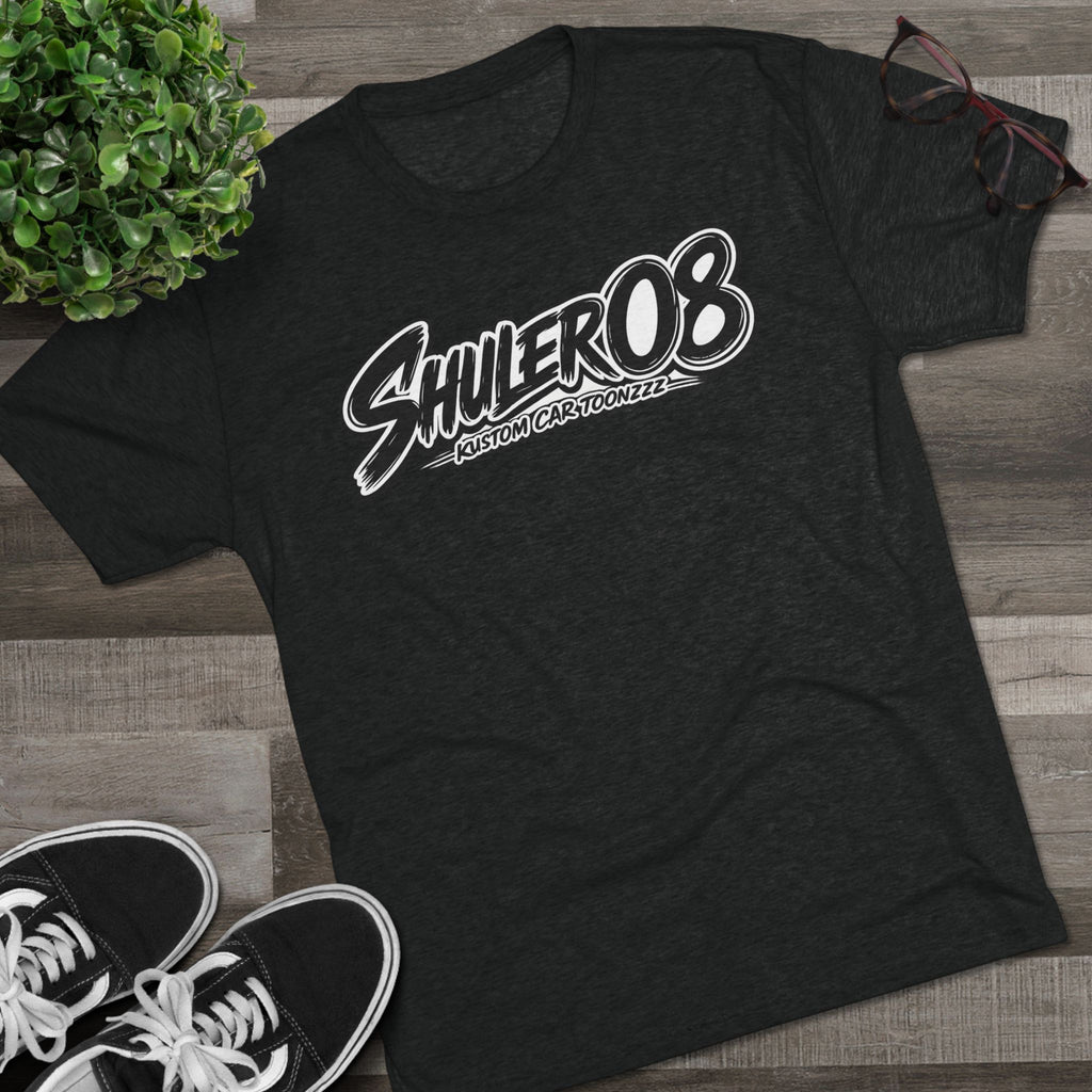 Classic Car Graphic Tee — “Shuler08 Kustom Cartoonzzz” Retro Muscle Car T-Shirt