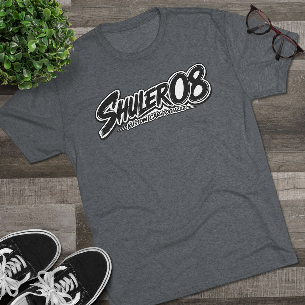 Classic Car Graphic Tee — “Shuler08 Kustom Cartoonzzz” Retro Muscle Car T-Shirt