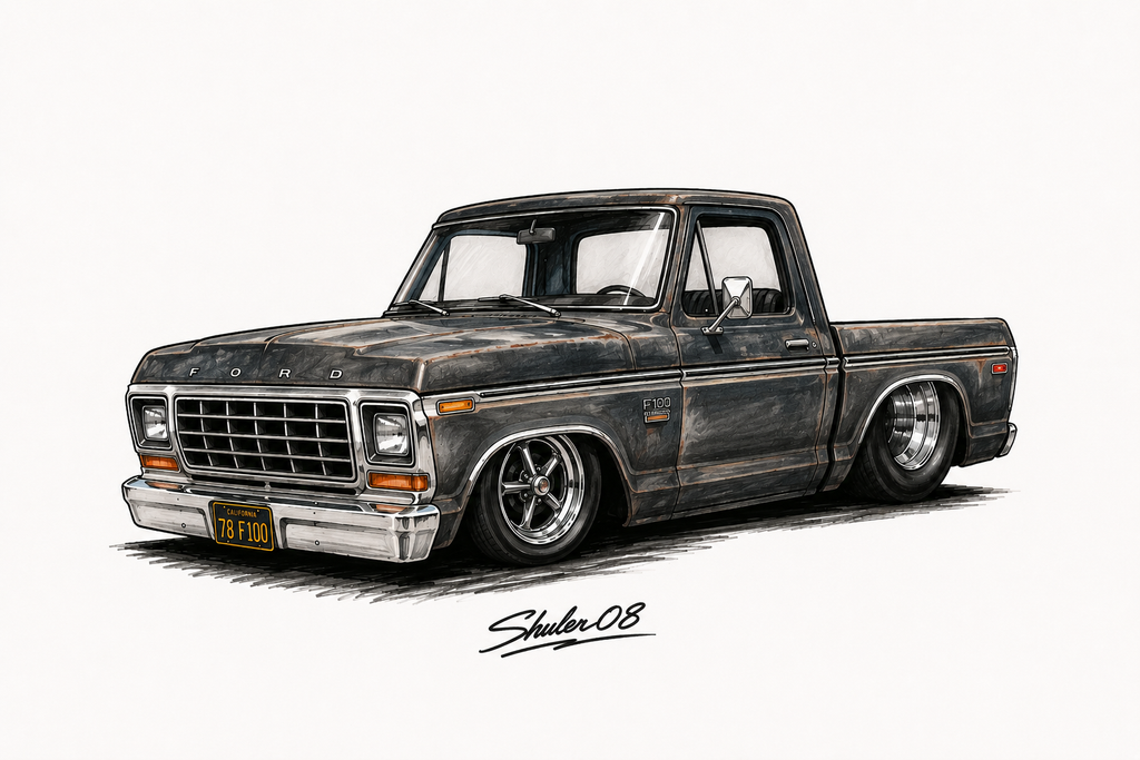 Dent side Ford