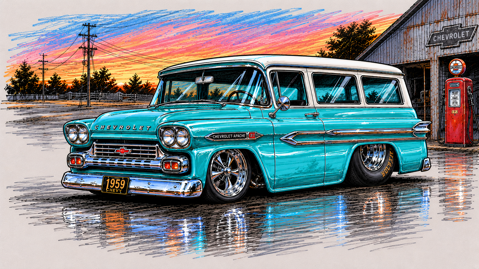 1959 Chevy suburban