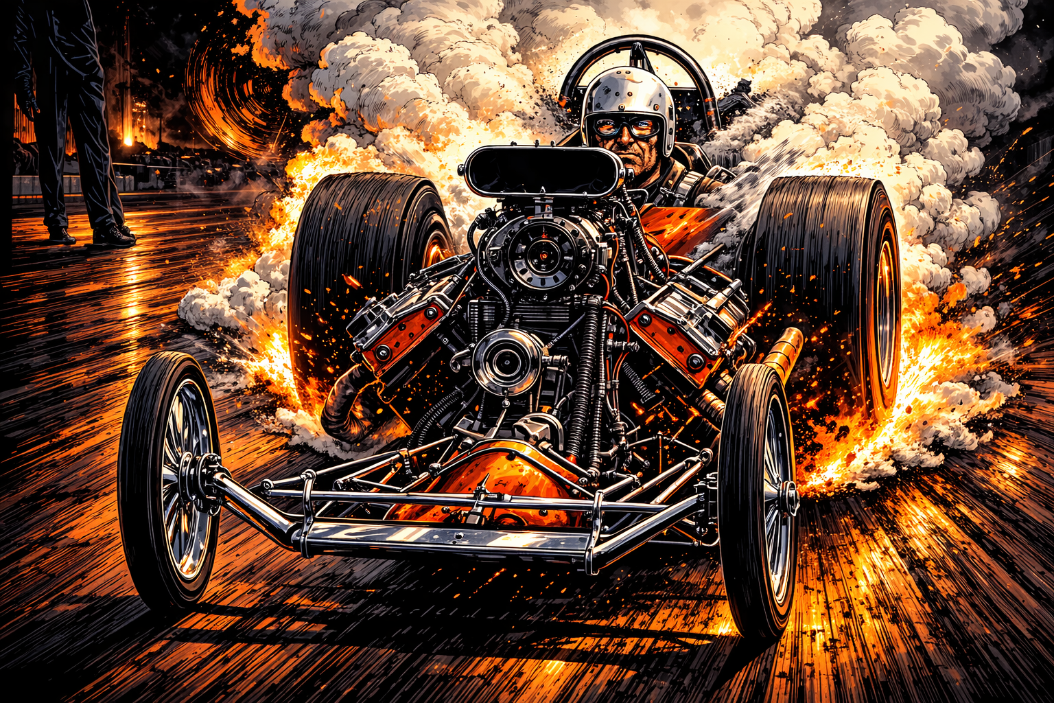 Front engine dragster