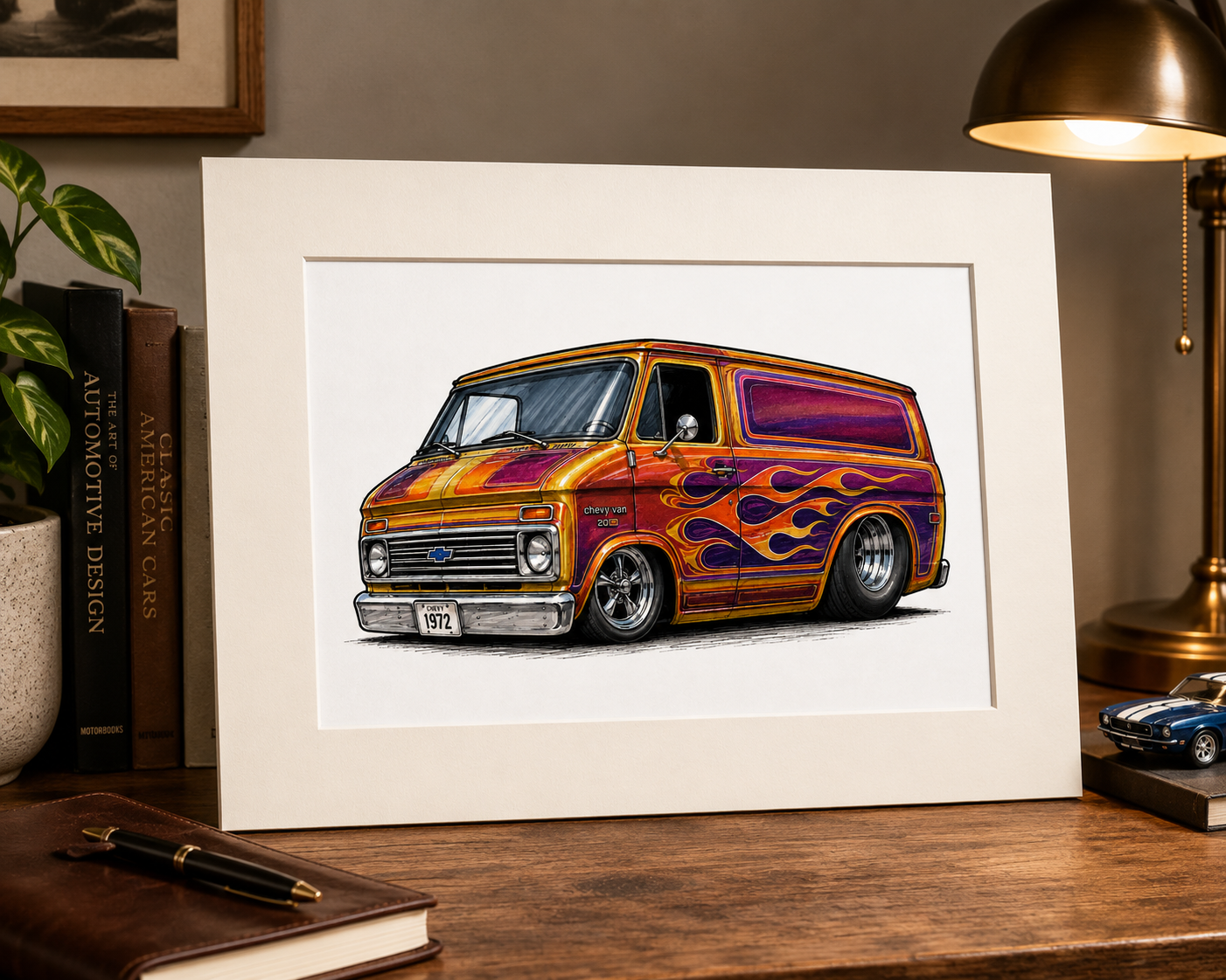 70s Chevy van custom
