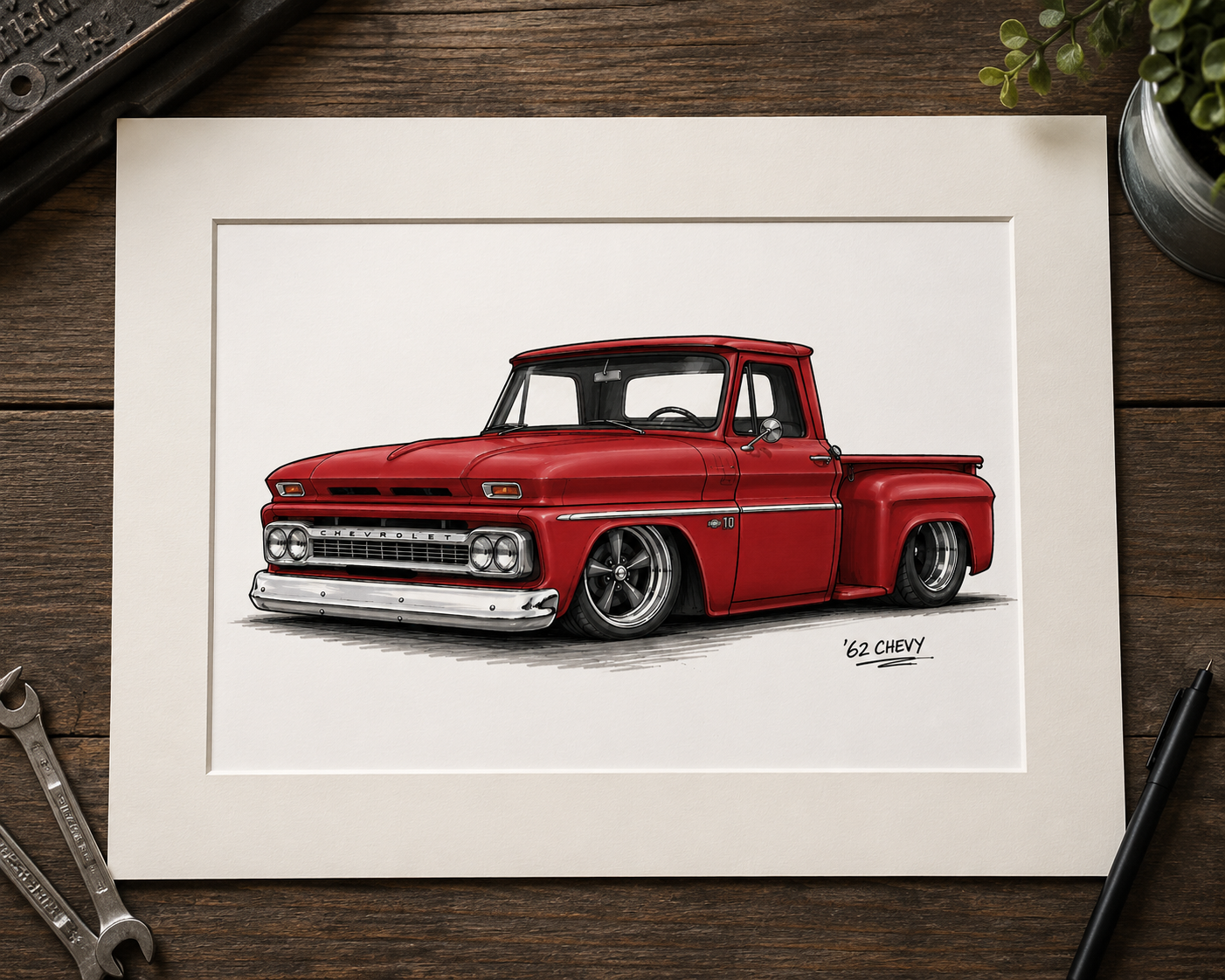 62 Chevy pro street