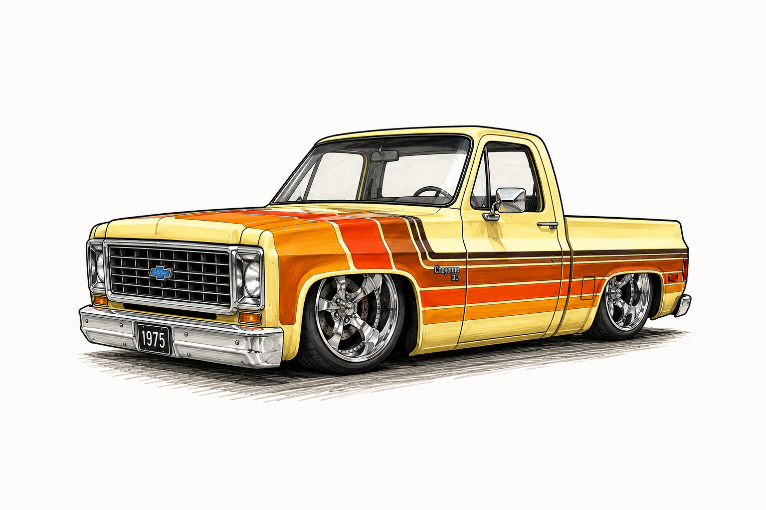 75 Chevy short bed