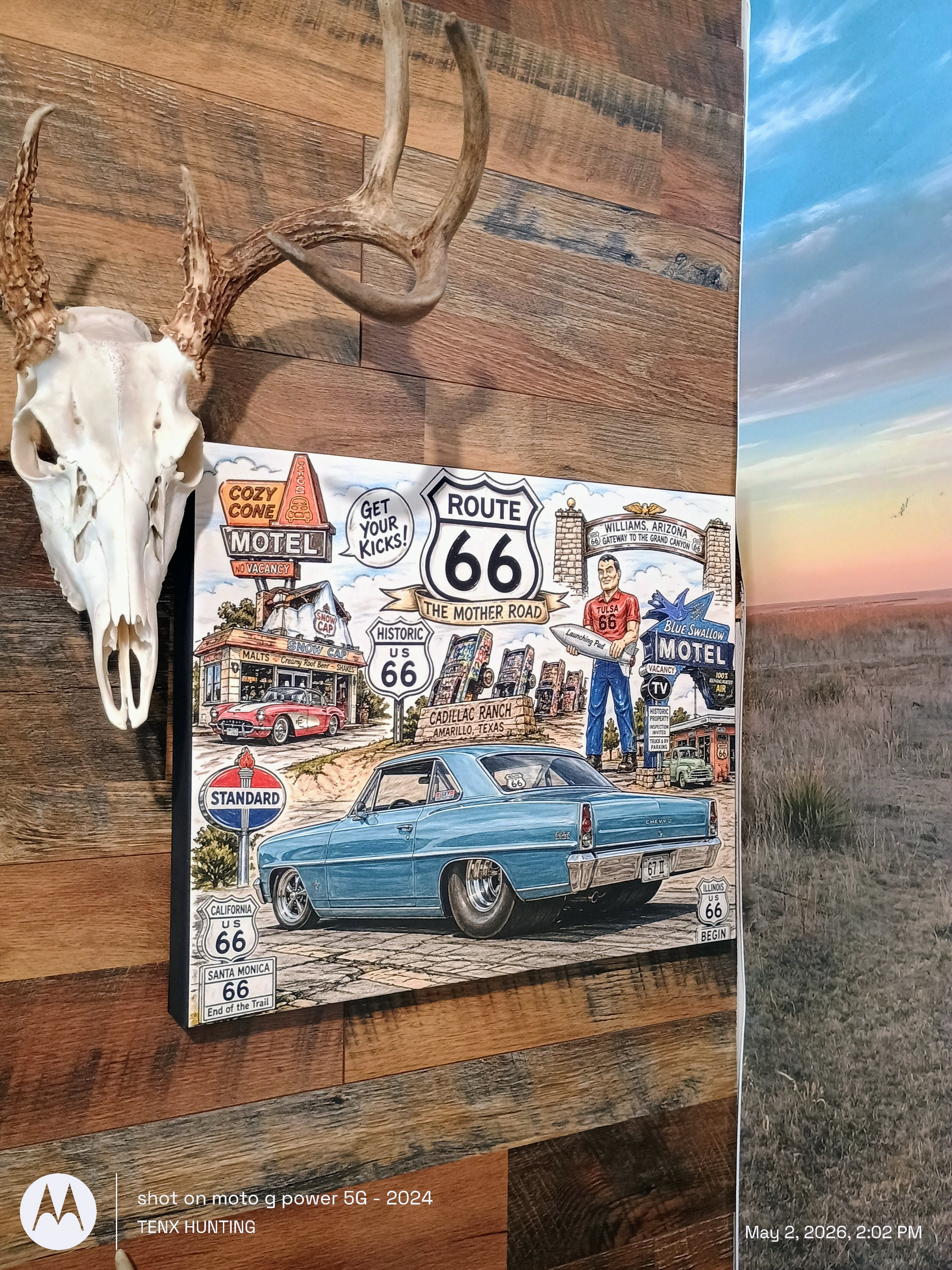 Chevy II canvas wall art