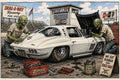 1963 split window zombie racing