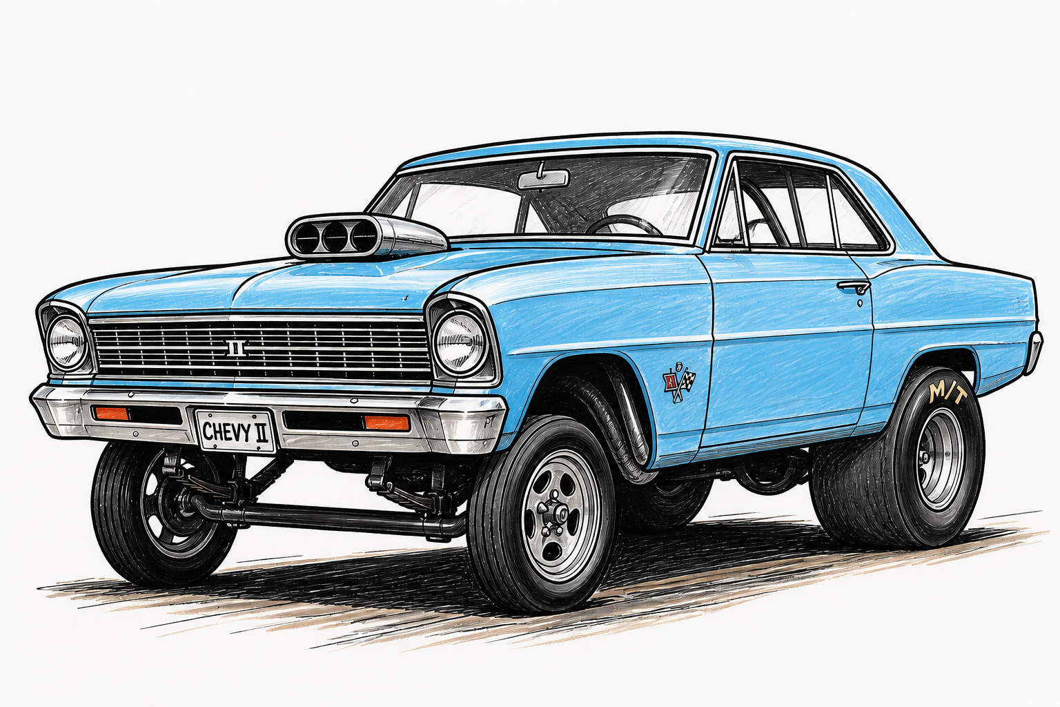 Chevy II gasser