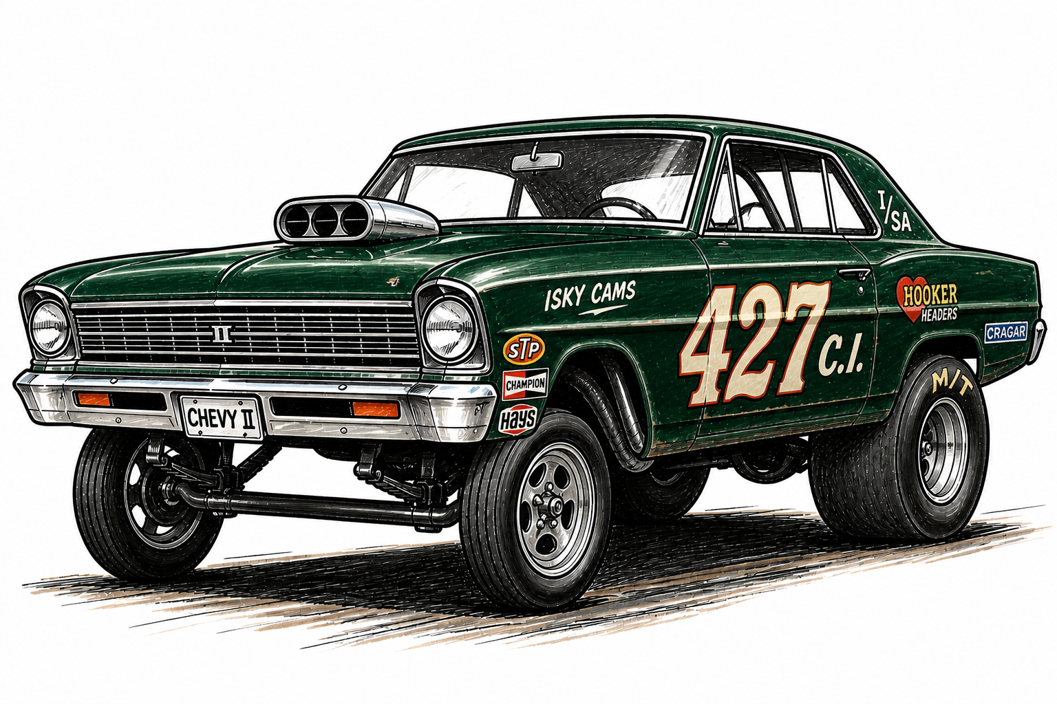Chevy II gasser